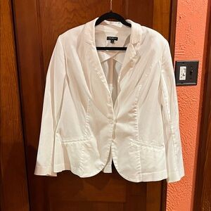 Lane Bryant Women's White Blazer